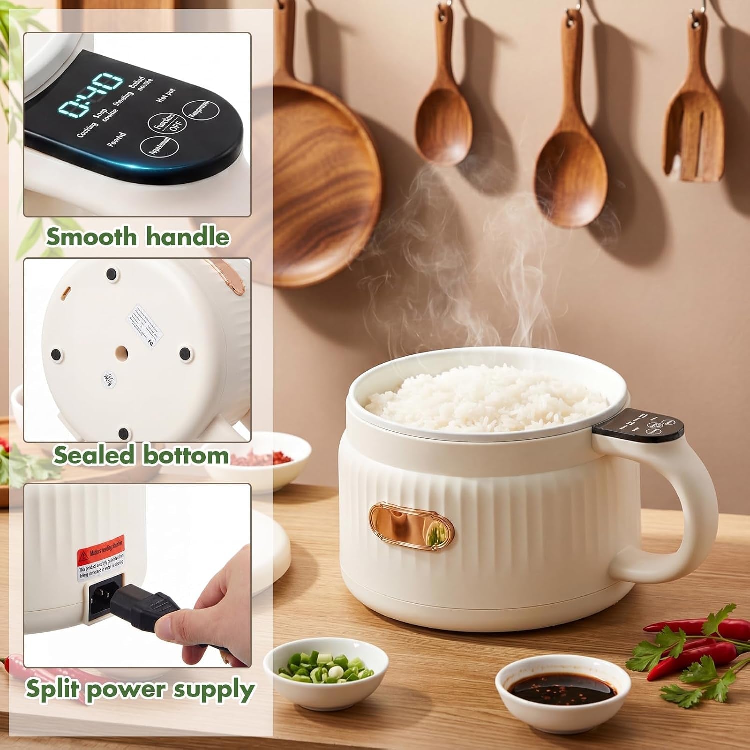 1-pcs-1-6-l-electric-ramen-rice-cooker-hot-pot-electric-noodle-cooker-boil-dry-protection-non-stick-ceramic-coating-multi-functional-lazy-pot-6-functions-rice-soup-more-yellow