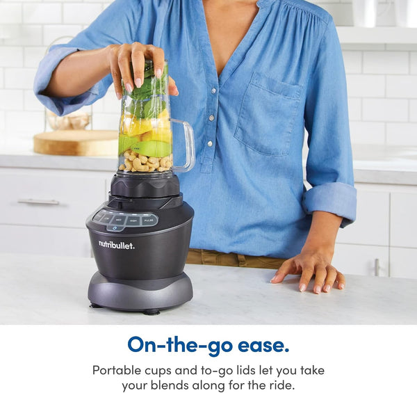 Nutribullet ZNBF30500Z Blender Combo 1200 Watt, 1200W, Dark Gray8