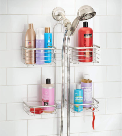 Hanging Handheld Shower Hose Caddy, Satin3
