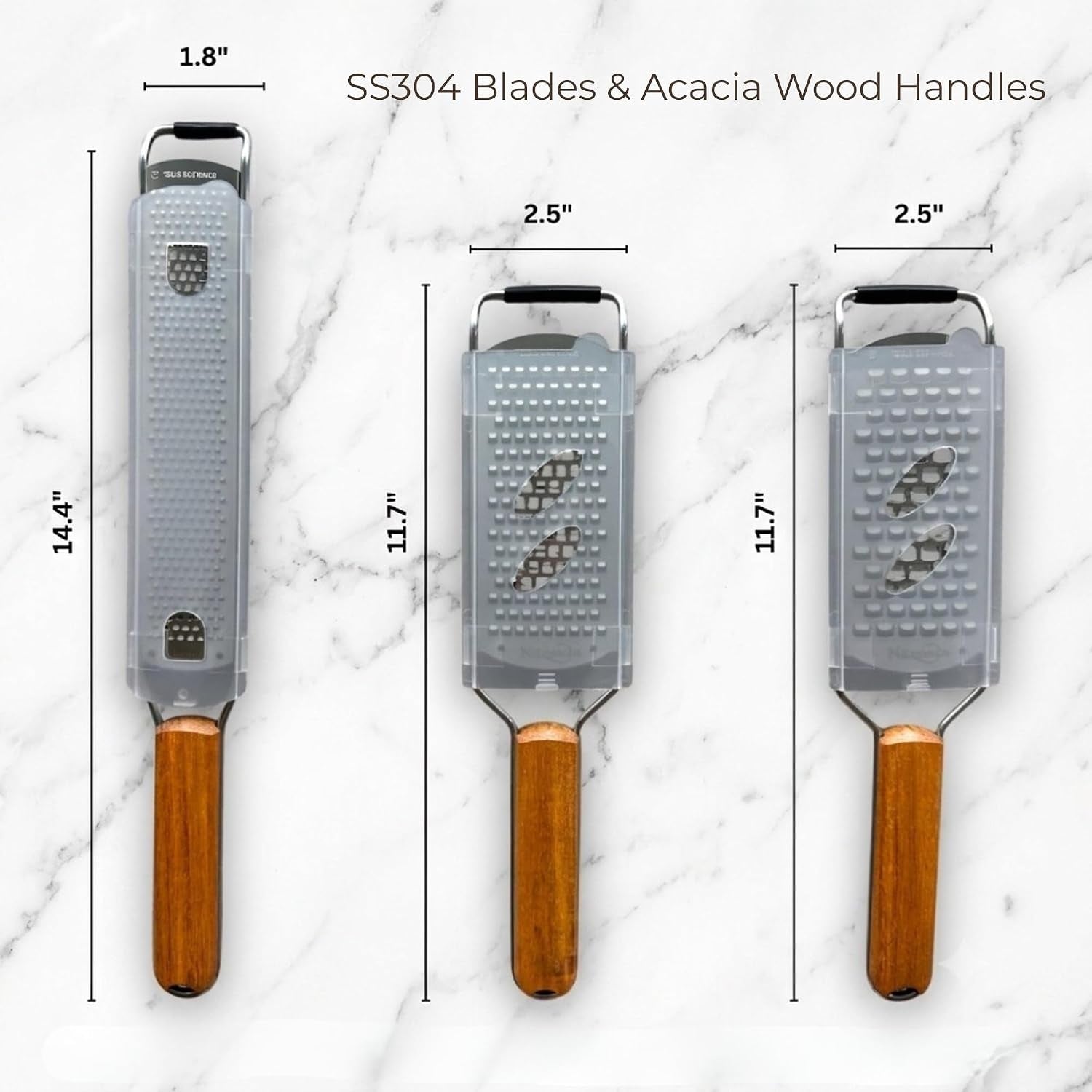 3-piece-stainless-steel-cheese-grater-zester-set-w-acacia-wood-handles-for-parmesan-lemon-zest-ginger-and-spices