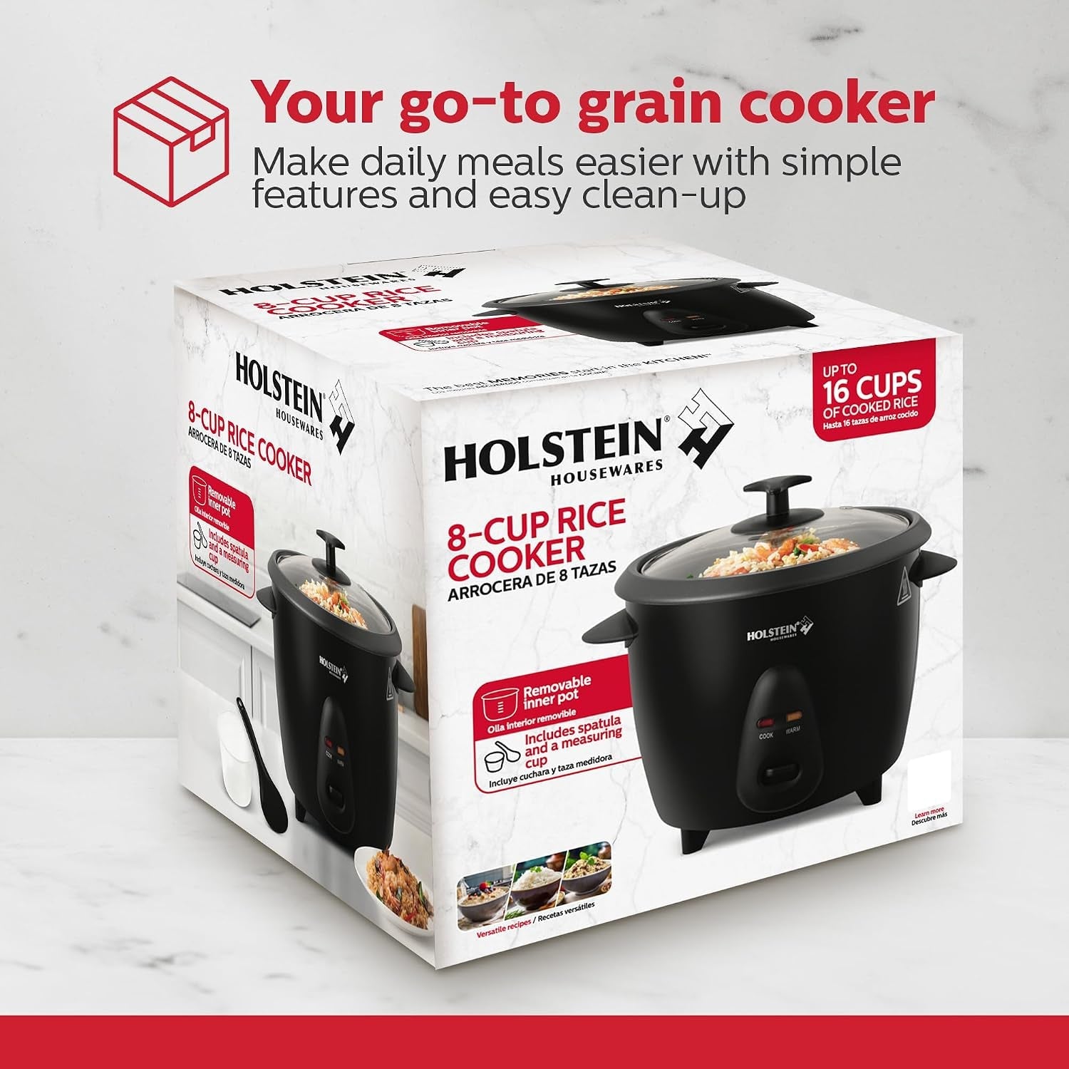 16-cup-cooked-8-cup-uncooked-rice-cooker-black-one-touch-operation-with-cook-keep-warm-functions-perfect-for-rice-quinoa-oatmeal-stews-grains