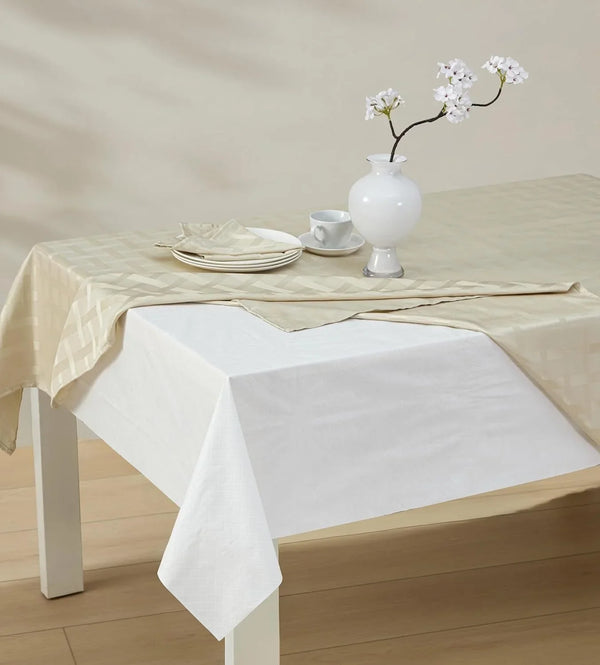 Quilted Waterproof Cut to Fit Table Pad Protector with Flannel Backing, Heat Resistant, Wipe Clean, Cushioned Pad Protects Table from Spills and Scratches, 52" X 70"2