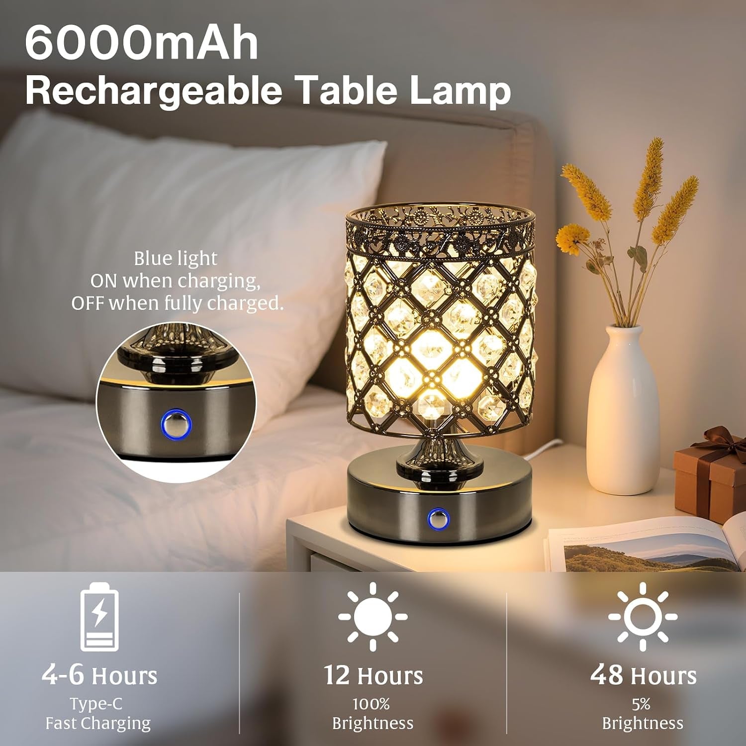 black-crystal-rechargeable-cordless-table-lamp-touch-small-desk-lamp