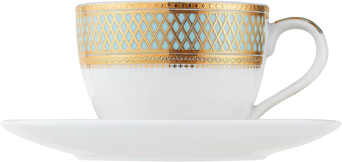 porcelain-dinnerware-set-with-real-gold-trim-geometric-pattern-service-for-8