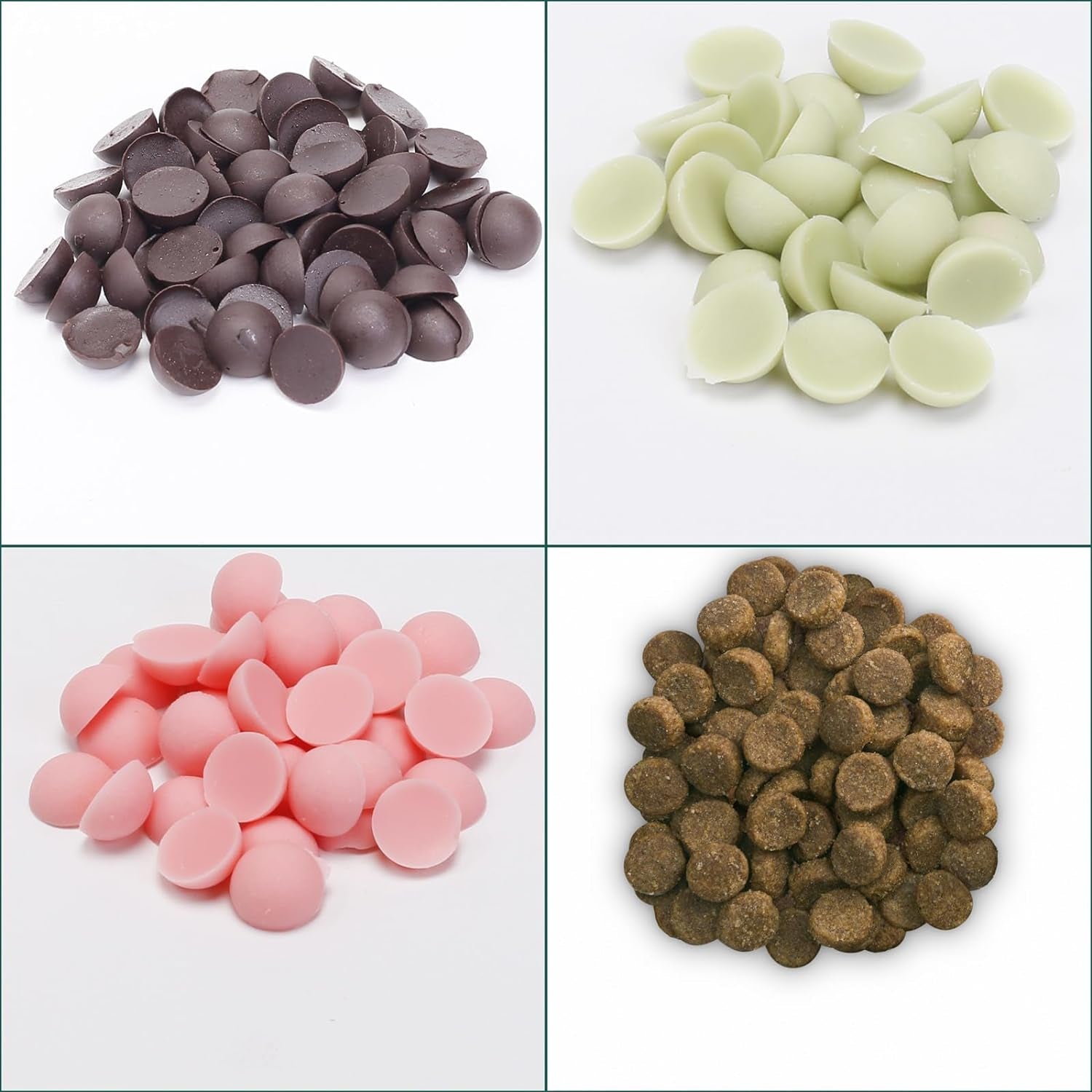 mini-round-silicone-molds-148-cavities-semi-sphere-chocolate-candy-mold-for-baking-and-freezing-chocolate-chip-gumdrop-cookie-dog-treat-cake-decor-fruit-snack-with-a-scraper