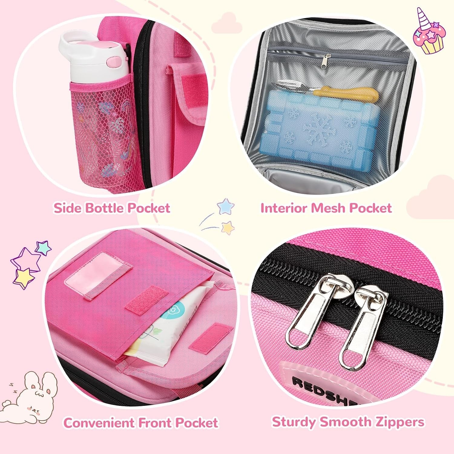 lunch-box-kids-large-insulated-lunch-bag-for-girls-rose-red
