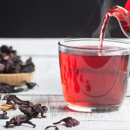 1Lb Dried Whole Hibiscus Flowers and Petals, Flor De Jamaica | Perfect for Tea and Mexican Agua Fresca, Sorrel Flower, Zobo Flower5