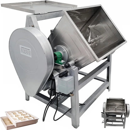 Commercial 15KG Dough Mixer Machine Electric Flour Mixer with 90 Degree Tilt Bowl for Dough Mixing Kneading Capacity 30QT 1500W1