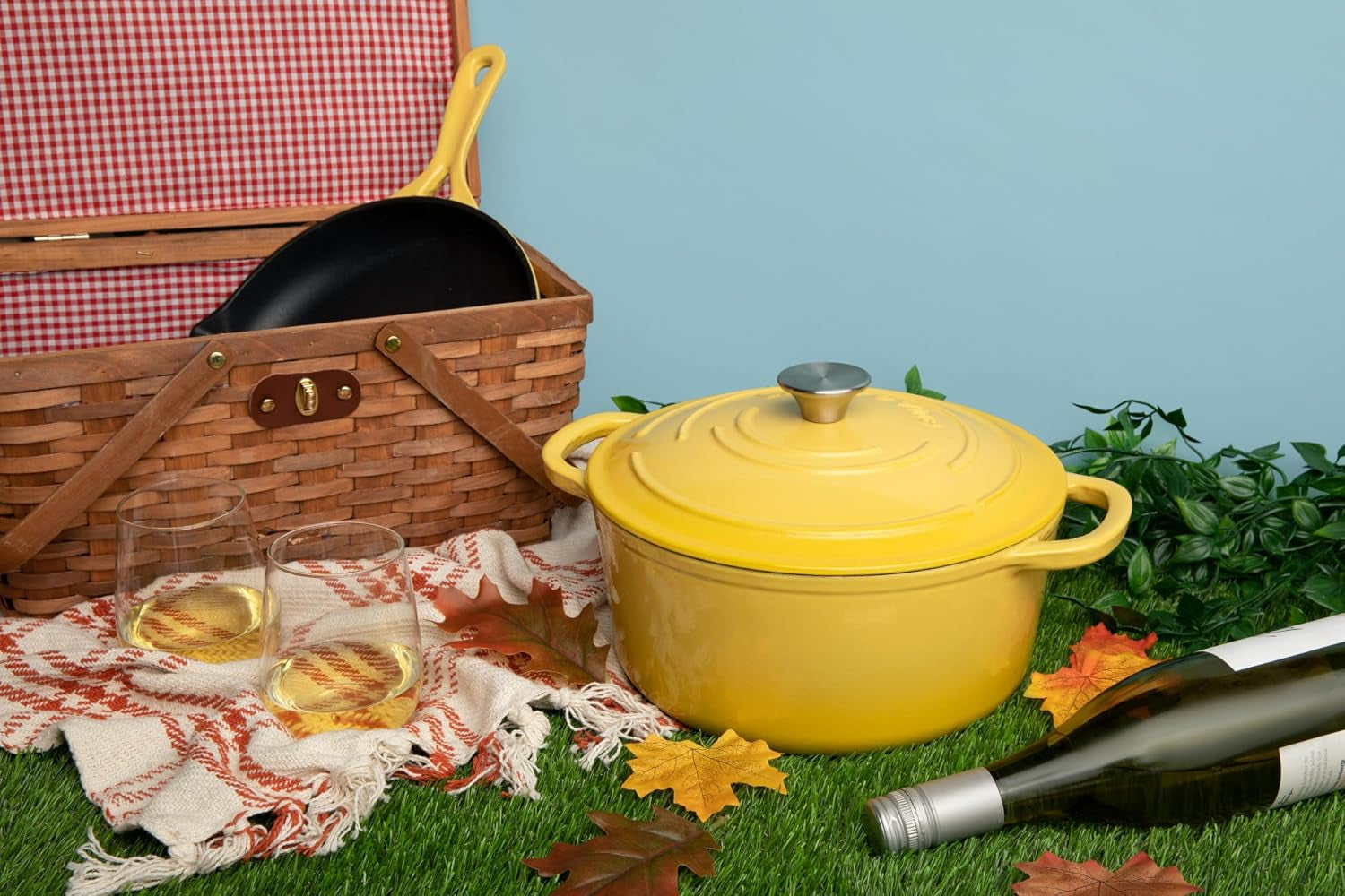 4-piece-enameled-cast-iron-set-oven-safe-and-suitable-for-all-cooktops-includes-5-7-quart-dutch-oven-pot-with-lid-and-2-2-quart-saucepan-with-lid-limoncello