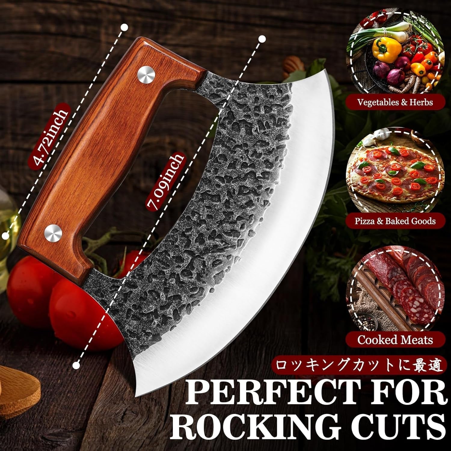 hand-forged-ulu-knife-mezzaluna-rocker-knife-pizza-cutter