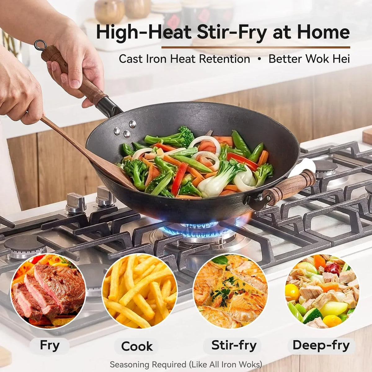 12-6-inch-cast-iron-wok-pan-with-wood-lid-uncoated-flat-bottom-chinese-stir-fry-pan-heavy-duty-wok-for-induction-gas-and-electric-stoves