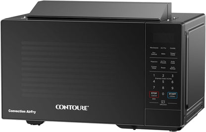Air Fry Convection Microwave, 0.9 Cu Ft, Black | 900W Microwave with 1200W Grill and Convection Cooking, LED Touch Controls, 10.5 in Turntable, Trim Kit Sold Separately1