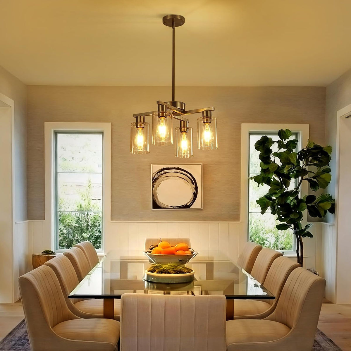 4-light-brushed-nickel-dining-room-chandelier-modern-glass-pendant-light