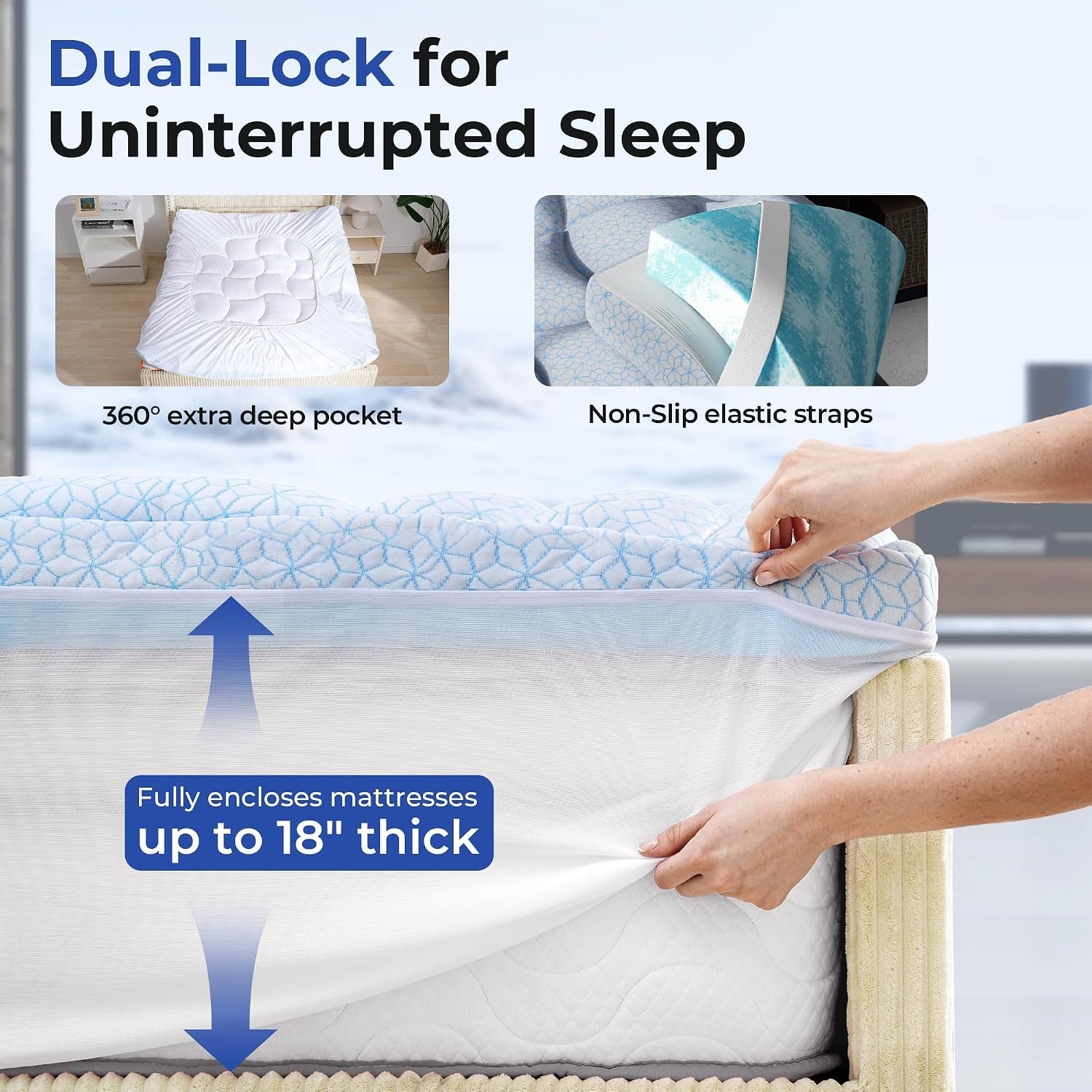 dual-layer-4-inch-cooling-twin-xl-mattress-topper-for-college-dorm-2-thick-soft-quilted-ice-silk-pillow-top-cover-plus-2-gel-memory-foam-mattress-pad-for-back-pain-relief