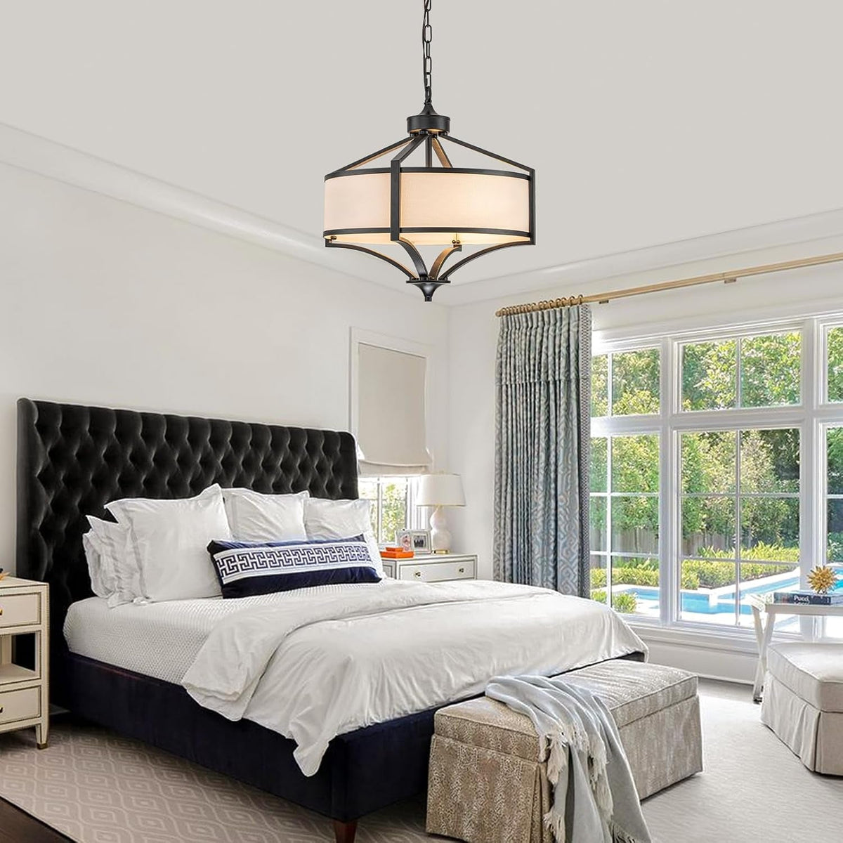 20-farmhouse-modern-chandeliers-for-dining-room-black-drum-chandelier-kitchen-island-light-fixtures-large-pendant-light-with-fabric-shade-for-living-room-bedroom