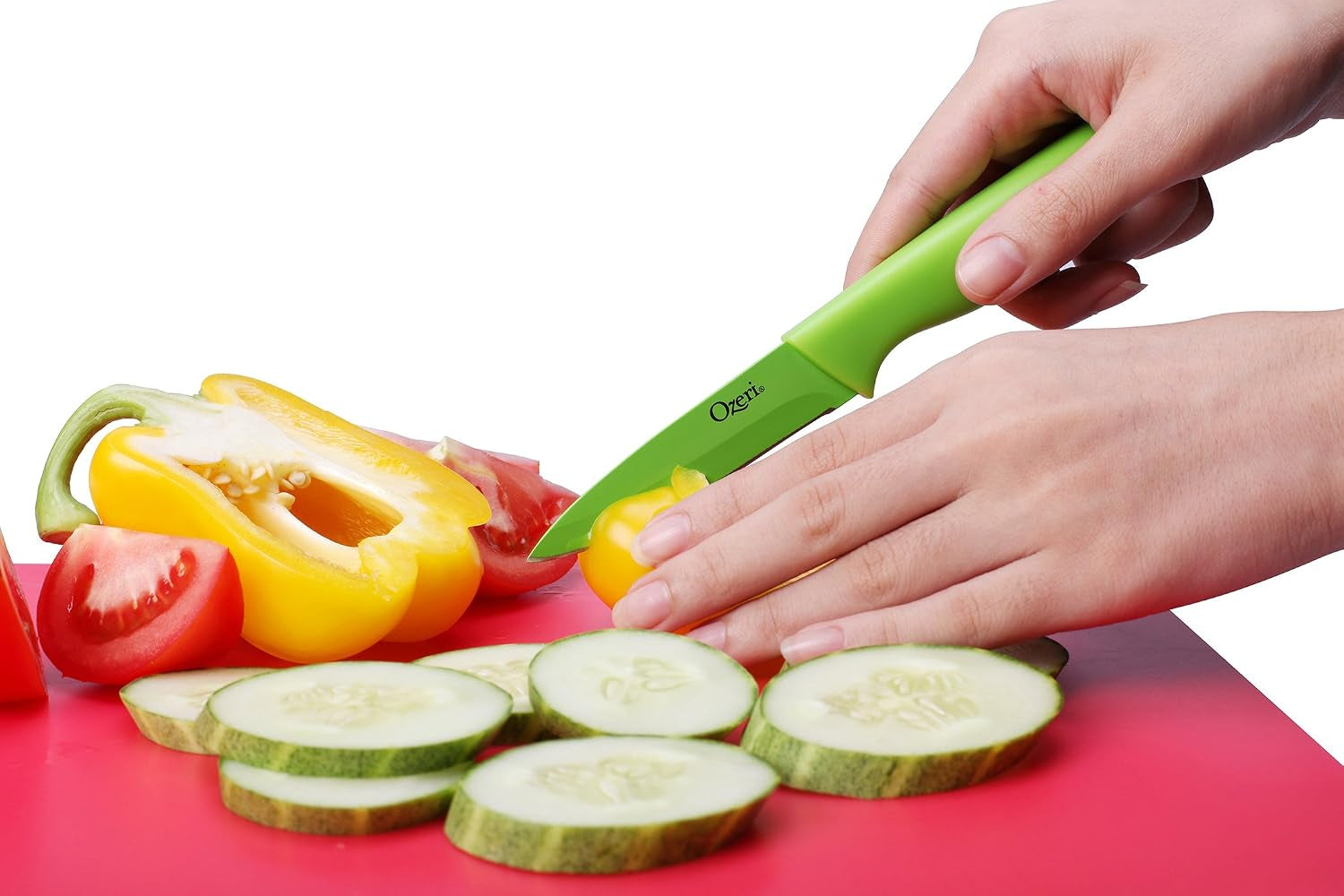 17-piece-color-coded-stainless-steel-knife-cutting-mat-set-elite-chef-set-includes-5-knives-kitchen-shears-a-vegetable-peeler-and-knife-sharpener-with-color-matching-cutting-mats
