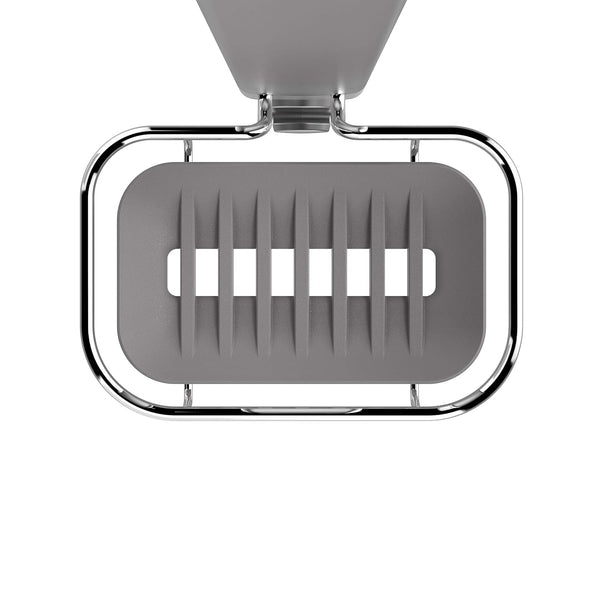 Simplehuman 5 Ft. to 8 Ft. Tension Shower Caddy, Stainless Steel and Anodized Aluminum BT11098