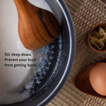 Teak Wooden Spoon for Cooking, Right Hand Corner Spoon, Nonstick Cookware | Spoon and Spatula in One: Scrape Fond, Stir, and Serve with a Solid Teak Corner Spoon and Ergonomic, Comfortable Handle3