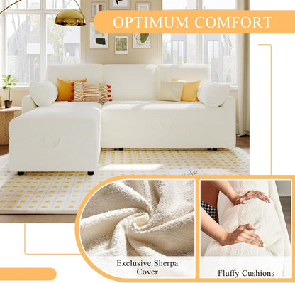Sofa Bed, Sleeper Sofa with Storage, Convertible Sofa,Pull Out Couch5