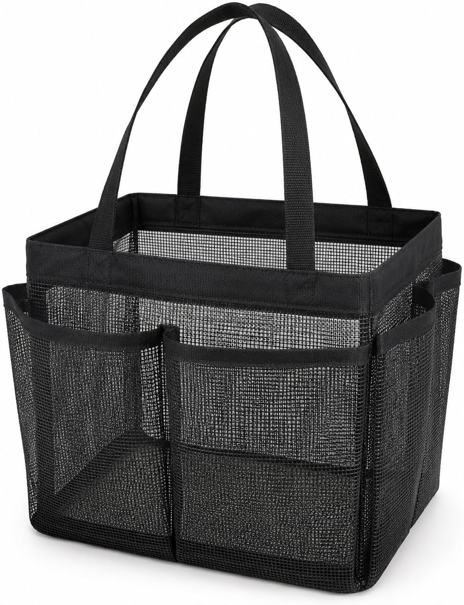 mesh-shower-caddy-portable-for-college-dorm-room-essentials-8-pocket-large-capacity-shower-bag-for-beach-swimming-gym-essential-toiletry-storage-bag