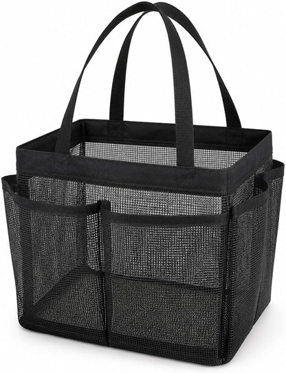 Mesh Shower Caddy Portable for College Dorm Room Essentials, 8-Pocket Large Capacity Shower Bag for Beach, Swimming, Gym - Essential Toiletry Storage Bag10