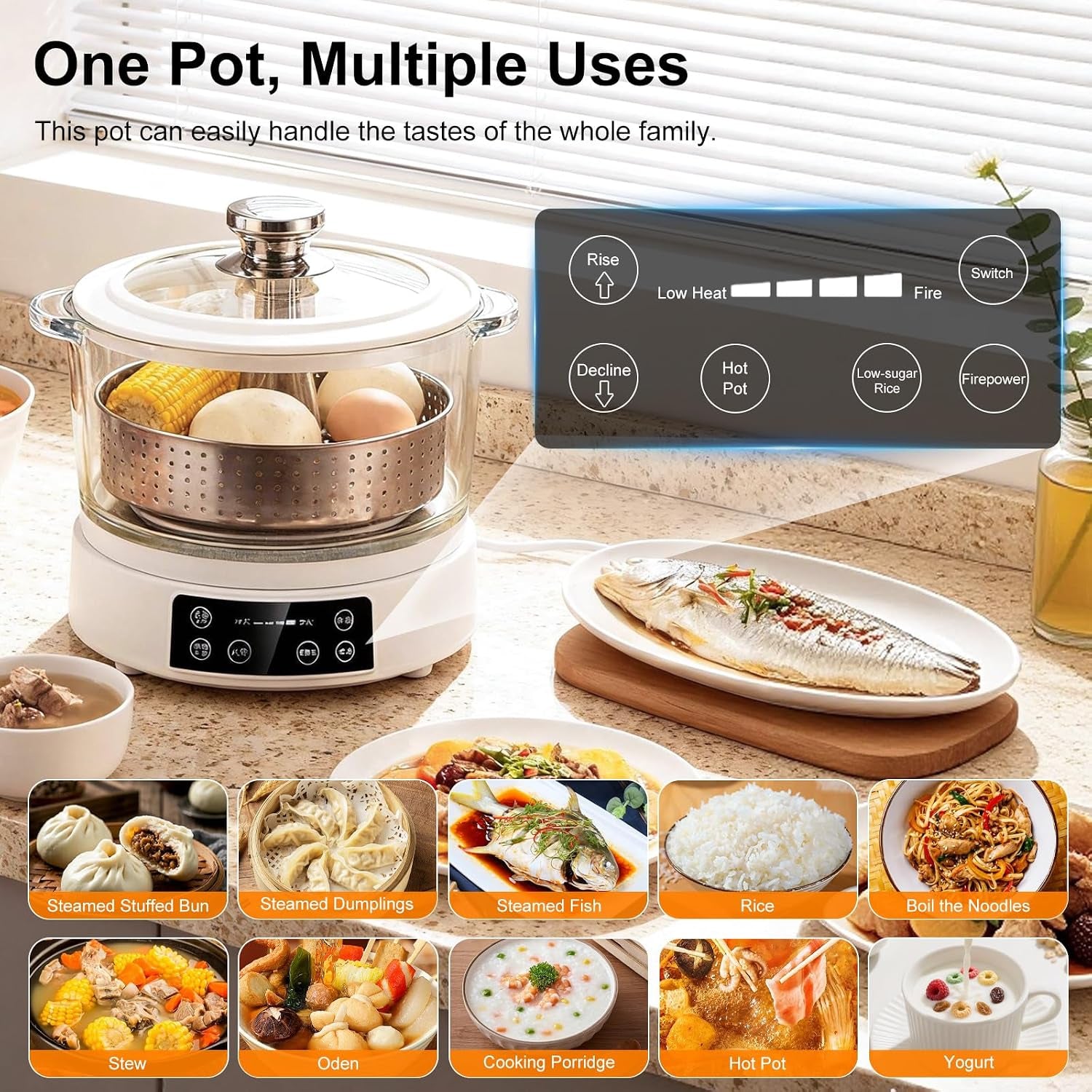 3l-low-carb-rice-cooker-4h-keep-warm-low-sugar-rice-cooker-with-auto-lift-basket-with-steaming-boiling-and-hotpot-in-one