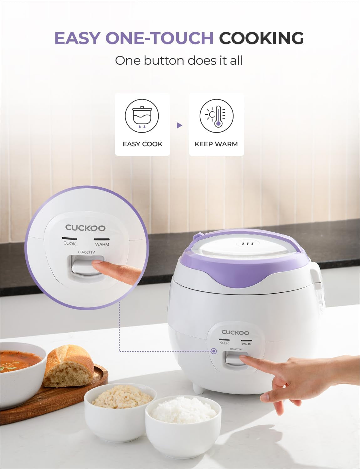 cuckoo-rice-cooker-and-warmer-12-cup-cooked-white-cr-0671v-6-cup-uncooked-capacity-nonstick-inner-pot-2-cooking-modes-automatic-keep-warm-easy-to-use-controls