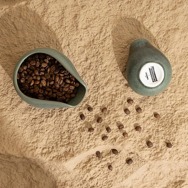 2-Pack Coffee Bean Dosing Cups by James Hoffmann, 30G-60G Capacity (Matte Dark Green)5
