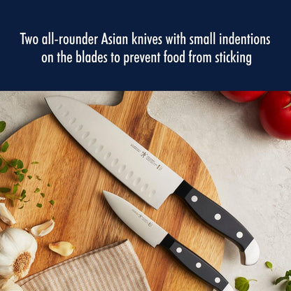 HENCKELS Statement Razor-Sharp 2-Pc Knife Set, Santoku Knife 7 Inch, Paring Knife, German Engineered Informed by 100+ Years of Mastery3