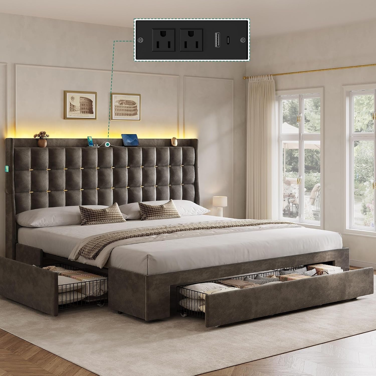 king-size-bed-frame-with-3-storage-drawers-and-rgb-led-lights