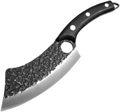Meat Cleaver, 7 Inch Forged Kitchen Knife Handmade Meat Cleaver Stainless Steel Full-Tang Butcher Boning Fishing Knives Cooking Cutter Knives1