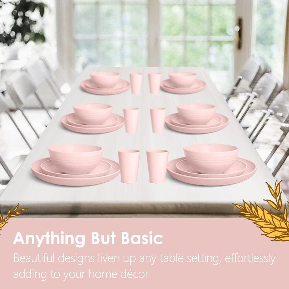32-piece-plates-and-bowls-sets-for-8-pink-kitchen-dinnerware-sets