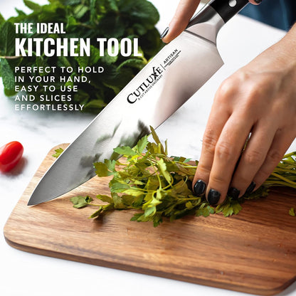 Chef Knife 8" – German High Carbon Steel Kitchen Knife, Full Tang6
