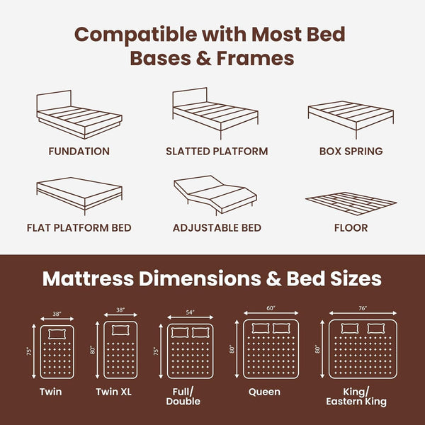 Extra Firm Queen Mattress 14" - Memory Foam Mattress for Spinal Alignment5