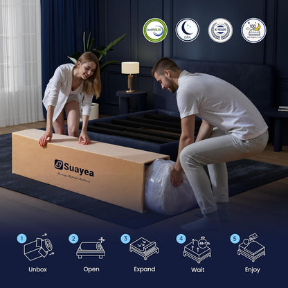 Queen Mattress, 2026 Upgraded Luxury 16 Inch Queen Size Mattress in a Box8