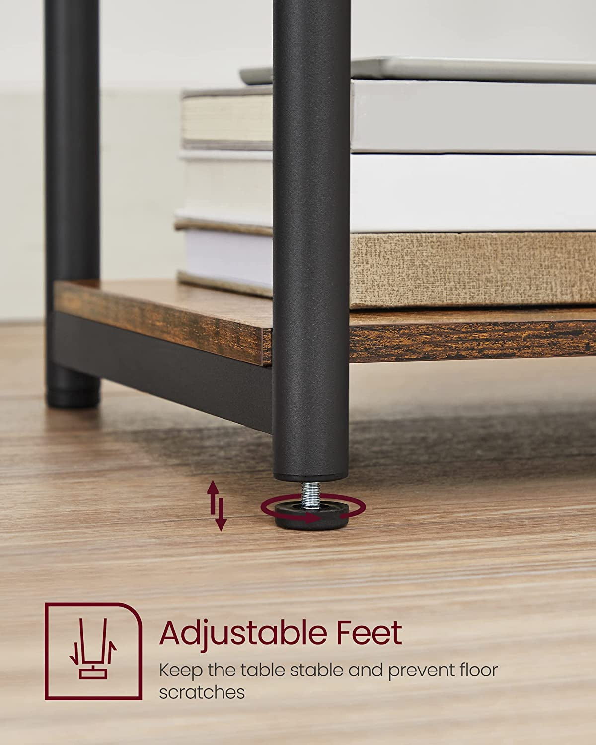 vasagle-side-table-small-end-table-tall-nightstand-steel-frame-for-living-room-bedroom-office-bathroom-rustic-brown-and-ink-black-ulet273b01