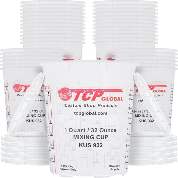 Paint Mixing Cups, 32-Ounce, 36 Pack, Plastic Measuring Cups1