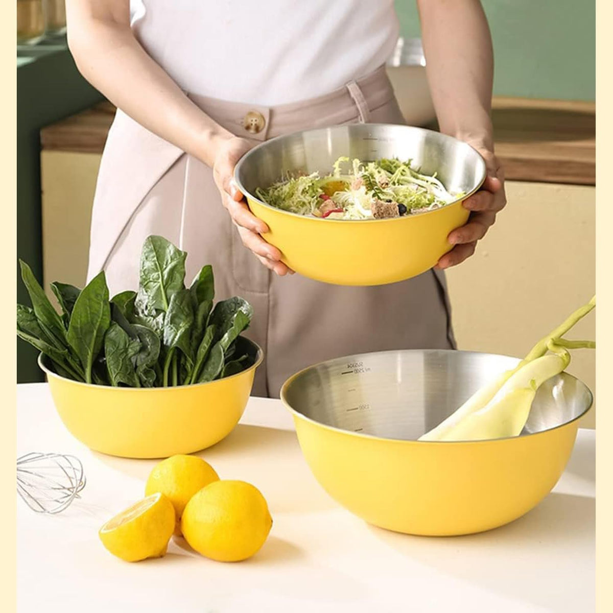 stainless-steel-mixing-bowls-and-colander-set-mixing-bowls-with-scale-salad-bowl-with-colander-fine-mesh-strainer-basket-baking-bowl-set-cooking-scale-bowl-for-kitchen-decoration-yellow