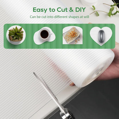 Shelf Liner Cabinet Liner Non-Slip Drawer Liner 12 in X 20 FT(240 In)5