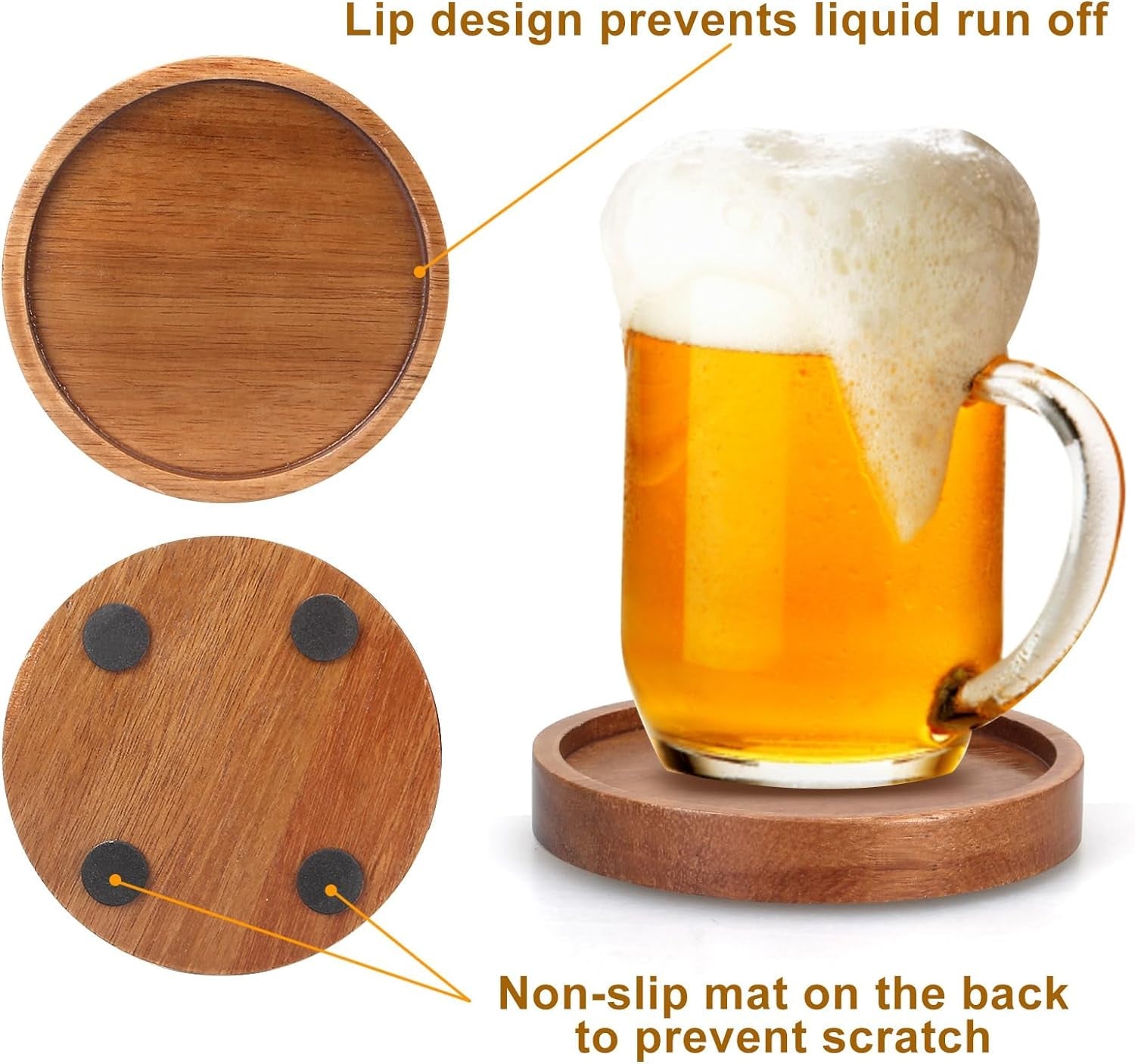 wooden-coaster-set-of-6-coffee-table-decor-bar-cup-drink-coasters-holder-acacia-wood-coaster-coffee-bar-accessories-kitchen-and-dining-room-outdoor-costers-modern-cute-beer-rustic-farmhouse-decor