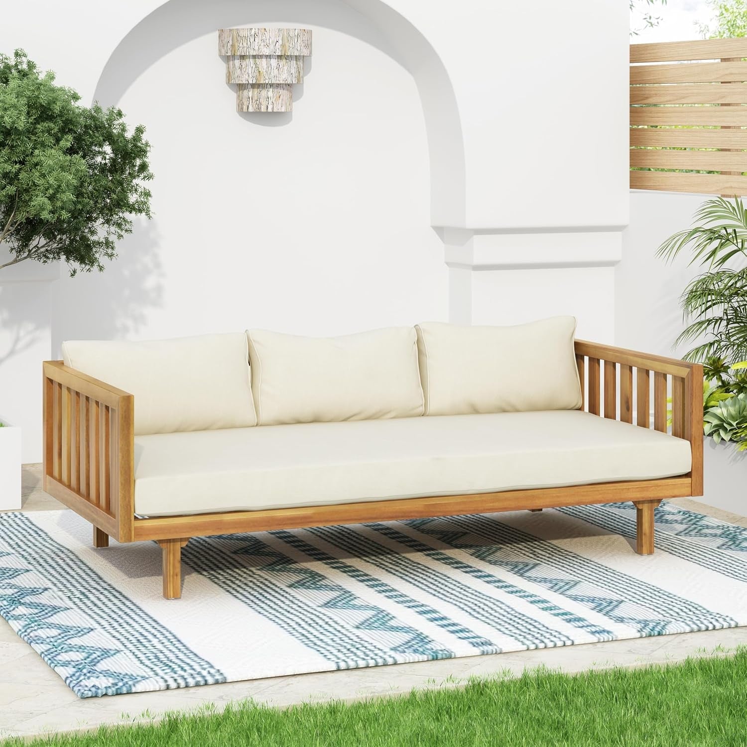 claremont-patio-sofa-and-coffee-table-set-2-piece-outdoor-patio-furniture-set-with-cushion-acacia-wood-3-seater-outdoor-sofa-daybed-and-coffee-table-set-teak-beige