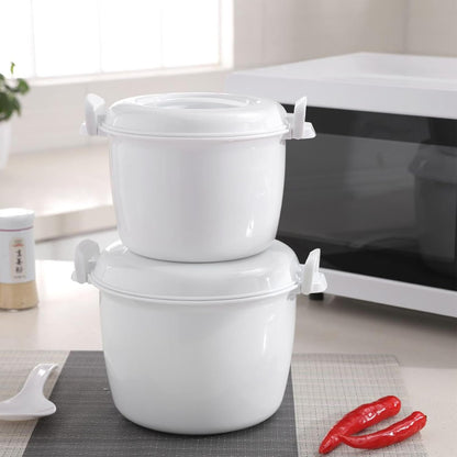 Microwave Rice Cooker1.63 Quart, Microwave Steamer for Vegetables, Micro Cookware for Grains, Pasta & Potatoes - BPA Free, Dishwasher Safe (1.63Quart)3