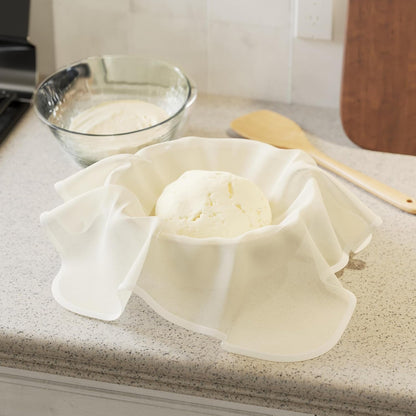 6-Pack Beige Cheesecloth, 20X20 Inch Hemmed Cheese Cloth for Straining, Reusable Unbleached Cotton Strainer for Cooking, Baking, Juicing, and Cheese Making (Grade 100)5