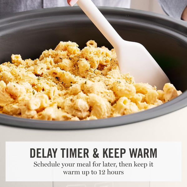 8 Quart Slow Cooker, Ceramic Nonstick Crock, Linen Cream | 6 Modes, Delay Timer, Keep Warm, Dishwasher Safe Bowl & Glass Lid, Stovetop & Oven Safe Removable Pot, Simmet, Reheat, Warm9