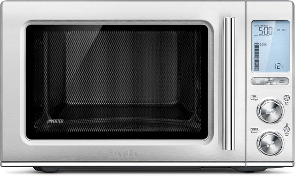 Breville BMO850BSS Smooth Wave Microwave Oven, Brushed Stainless Steel | Cook Smarter, Not Louder with This Countertop Microwave with Inverter That Delivers Steady Power for Precise Results1