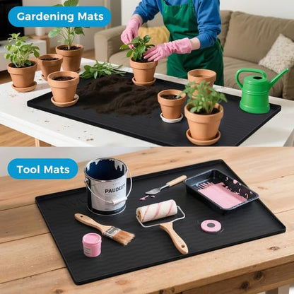 19 X 19 in Waterproof Silicone under Sink Mat, Cabinet Protector6