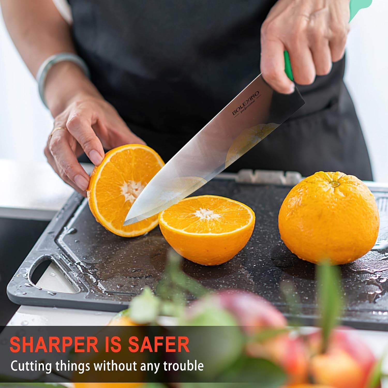10-professional-chef-knife-high-carbon-steel-ergonomic-green