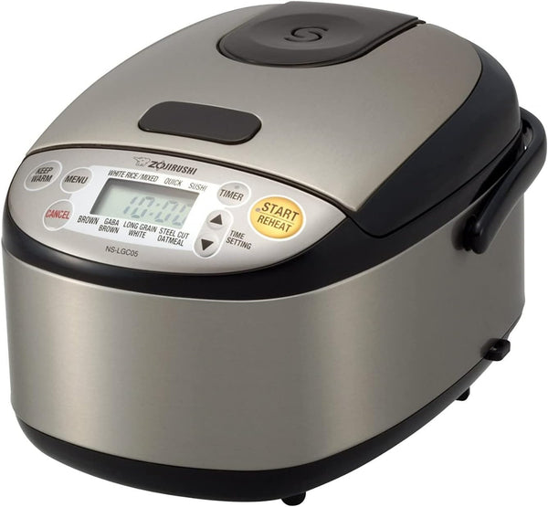 Zojirushi Micom 3-Cup Compact Size, Multiple Settings, Stainless Steel Made, Built-In Retractable Power Cord and Easy to Transport Rice Cooker and Warmer | Multiple Settings, Retractable Power Cord, Easy Transport1