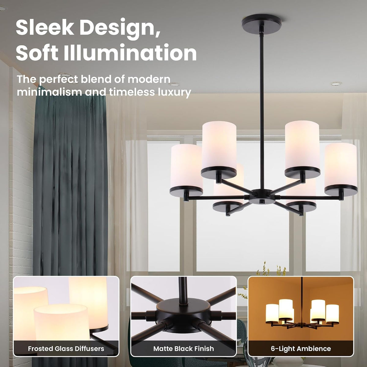 black-chandelier-modern-6-light-dining-room-light-fixture-over-table-with-frosted-glass-shades-farmhouse-kitchen-chandelier-ceiling-lighting-for-living-room-bedroom-entryway-height-adjustable