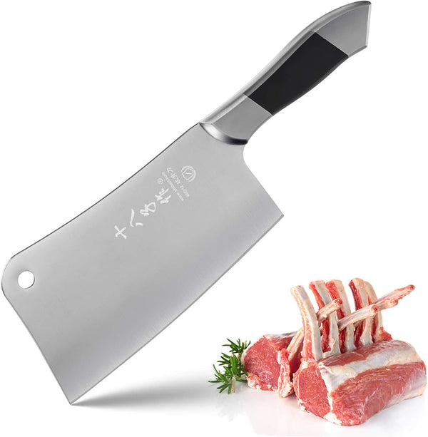 Heavy Duty Stainless Steel Bone Cleaver Knife for Home Chopping Bones1